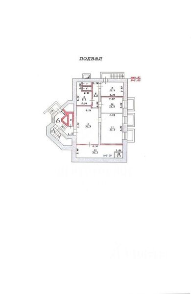Файл:Комсомольский проспект 22 (план подвал).jpg
