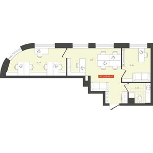 Freedom башня В 3-комнатные апартаменты 53.46 м².jpg