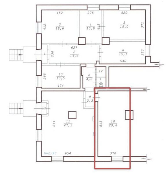 Файл:Зыряновская 125 2 этаж (план).jpg