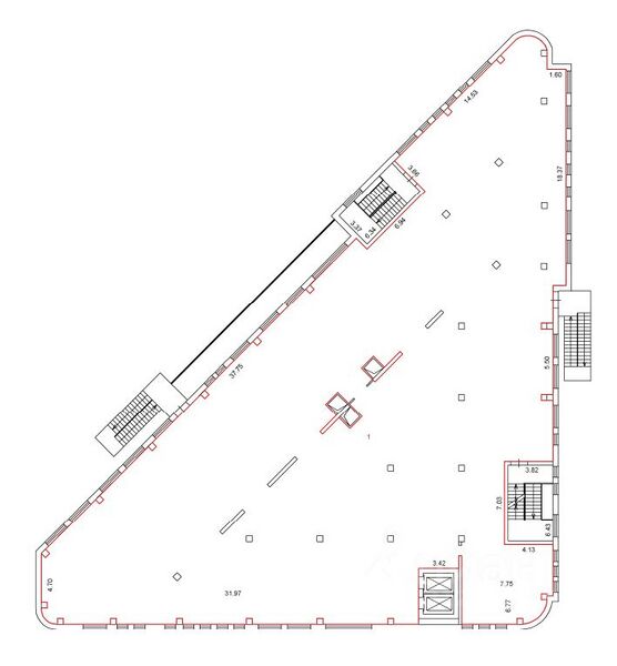 Файл:Российская 3-2 3 этаж (план).jpg