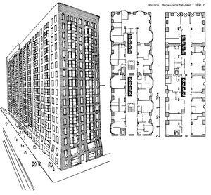 Чикаго Монаднок билдинг 1891.jpg