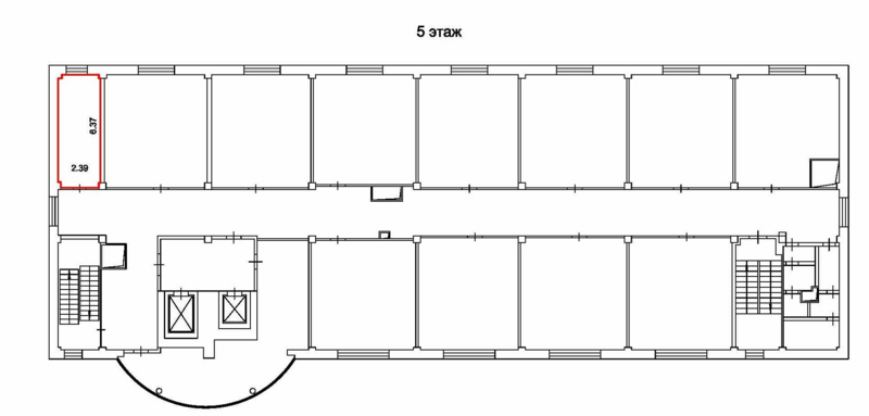 Файл:Восход 20 5 этаж (план).png