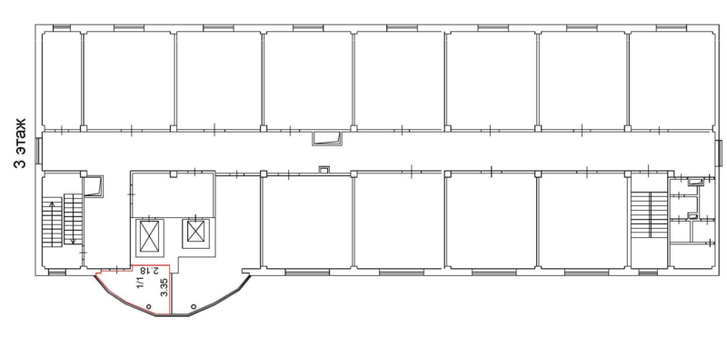 Файл:Восход 20 3 этаж (план).png