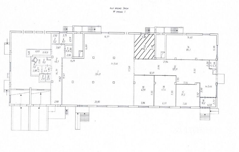 Файл:Выборная 99-11 1 этаж (план).jpg