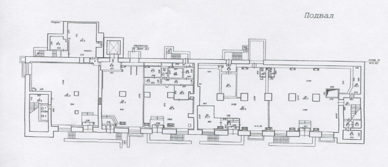 Файл:Коммунистическая 35 подвал (план).png