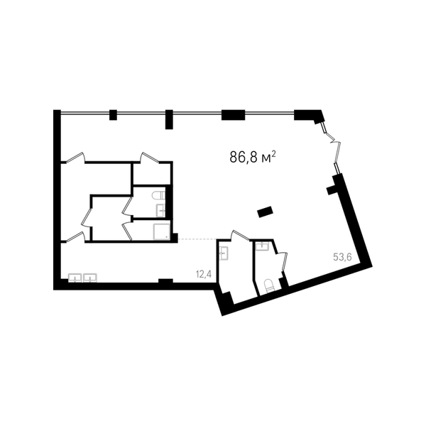 Файл:Немировича-Данченко 144-3 помещение 86,8 кв.png