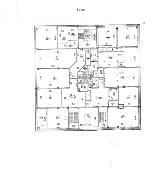 Файл:Инская 54 (план 3 этаж).png