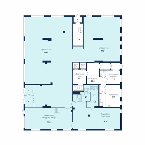 Файл:Кирова 242 (план 1 этаж).jpg